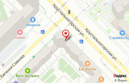Автомат по продаже воды Vodorobot на Хрустальногорской улице на карте