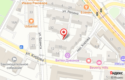 Печатник на улице Кирова на карте