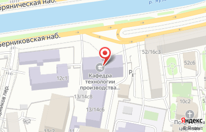 Московский авиационный институт на Берниковской набережной на карте