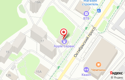 Компания Оконный Континент на Октябрьском проспекте на карте