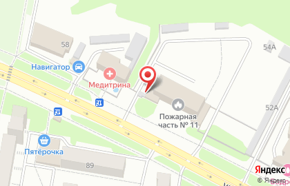 1 отряд Федеральной противопожарной службы по Чувашской Республике на улице Винокурова на карте