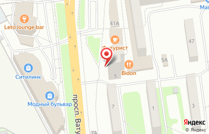 Bunker Lounge на карте