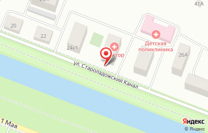 Многопрофильная клиника Доктор на улице Введенского канала на карте