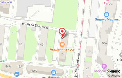 Буровая техника на улице Карпинского на карте
