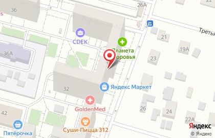 Медицинский центр GoldenMed в Железнодорожном на карте