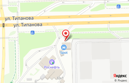 Автосервис Union на улице Типанова, 20 на карте