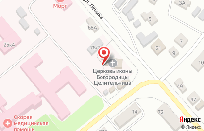 Больничный храм в честь иконы Божией Матери Целительницы на карте