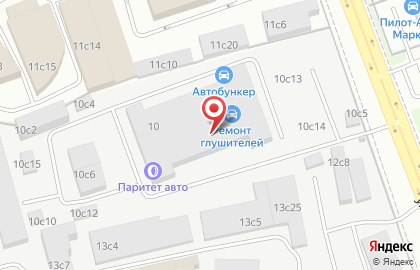 Магазин автозапчастей и СТО Partsector.ru на карте