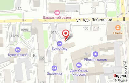 А Р Ф МаяК на улице Ады Лебедевой на карте