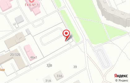 Автостоянка в Чебоксарах на карте