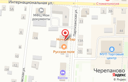 Банкетный зал Русское поле на карте