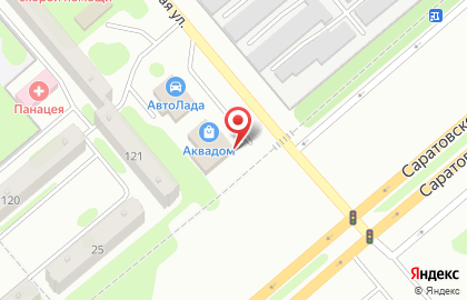 Магазин Аквадом на Минской улице на карте