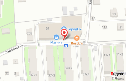 Кафе быстрого питания Roll & Wok на Заречной улице на карте