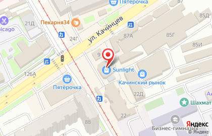 Магазин рыболовных принадлежностей в Дзержинском районе на карте