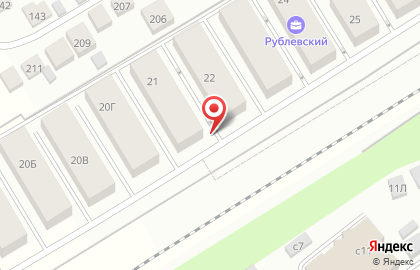 Рублевский, ООО Бозиева на карте
