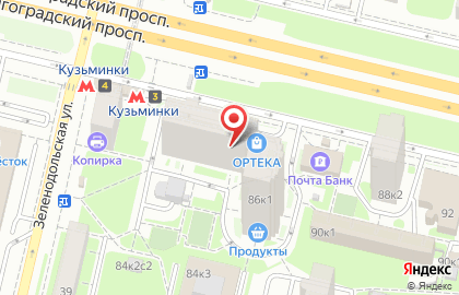 Фотосалон на Волгоградском проспекте, 84к1 на карте
