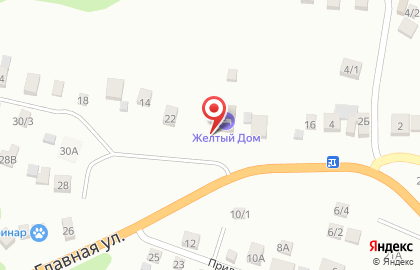 Гостиница Желтый дом на карте