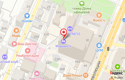 Отель Воронеж Марриотт на карте