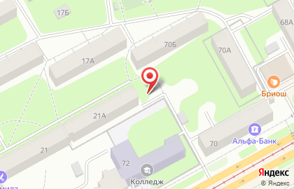 Автостоянка в Перми на карте