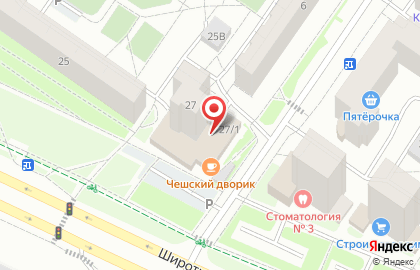 Центр паровых коктейлей Blackberry Lounge на Широтной улице на карте