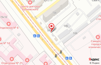 Киоск хлебобулочных изделий на Ново-Вокзальной улице на карте