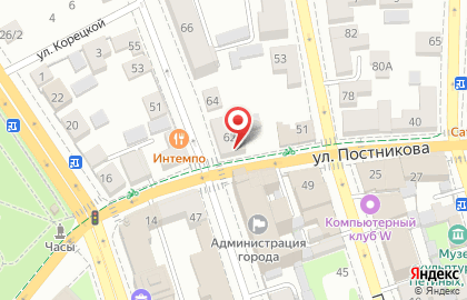 Единая интернет-служба заказов Leverans.ru в Центральном районе на карте