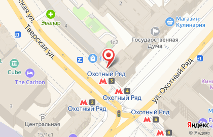 Парламентская газета на Тверской улице на карте