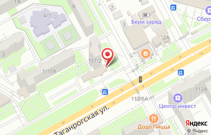 Банкомат Юго-Западный банк Сбербанка России, Ростовское отделение №5221 на Таганрогской улице на карте