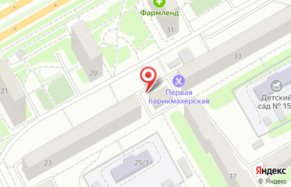 Киоск по продаже питьевой воды Урал Аква в Ленинском районе на карте