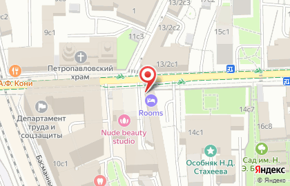 Шахматная школа EduChess на Комсомольской на карте