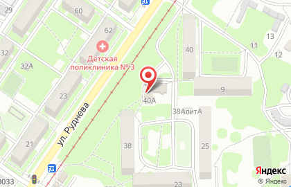 Даниэль на улице Руднева на карте
