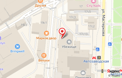 Банкомат Открытие на улице Мастеркова на карте