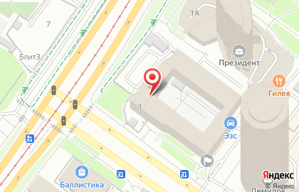 Фрисби, ООО ЕРЦ-Финансовая логистика на улице Бориса Ельцина на карте