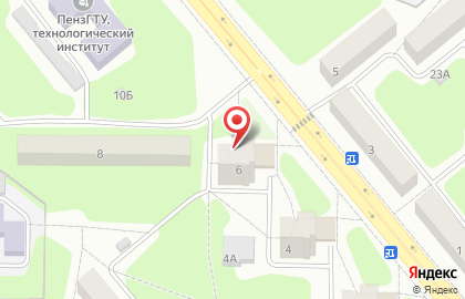 Супермаркет Магнит на улице Ленина, 6 в Заречном на карте