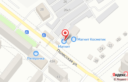 Парикмахерская Сказка на Полесской улице на карте