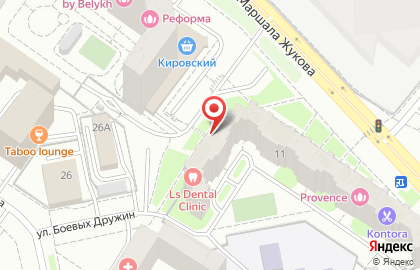 Салон красоты Colorist на улице Маршала Жукова на карте