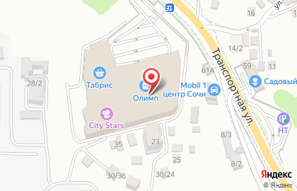 Билетная касса Kassir.ru на Транспортной улице на карте