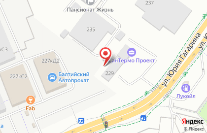 Торгово-строительная компания Каменный двор в Ленинградском районе на карте