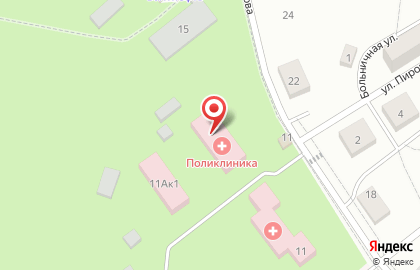 Поликлиника в Балтийске на карте