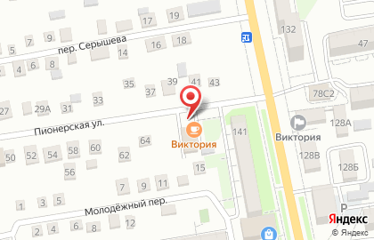 Караоке Виктория на Пионерской улице на карте
