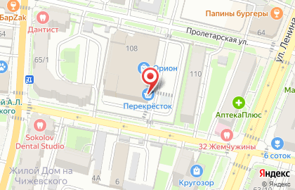 Торговый центр Орион в Калуге на карте