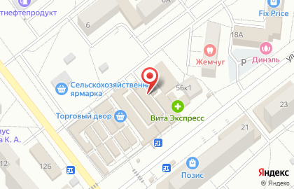 Магазин детских товаров Антошка на улице Комарова на карте