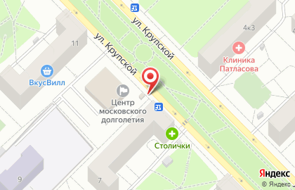 Киоск по продаже фруктов и овощей в Ломоносовском районе на карте