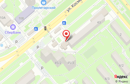 Супермаркет Магнит на улице Космонавтов, 43 на карте