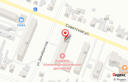 Банкомат Енисейский объединенный банк на Советской улице на карте