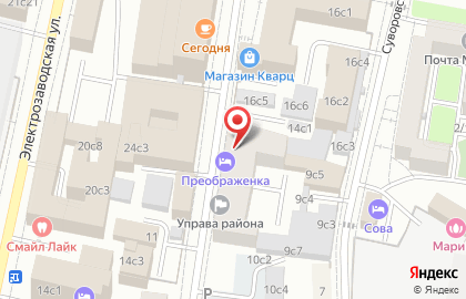 Хостел "Преображенка" на карте