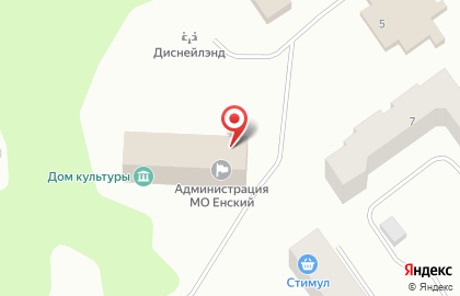Управление Енского сельского территориального округа Ковдорского района на карте