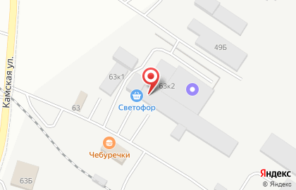 Торговый центр Космос в Московском районе на карте