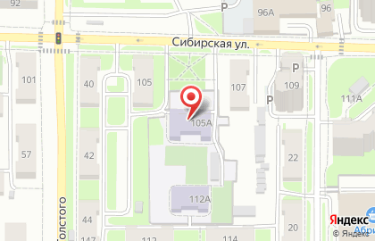 Детский сад общеразвивающего вида №103 на Сибирской улице на карте