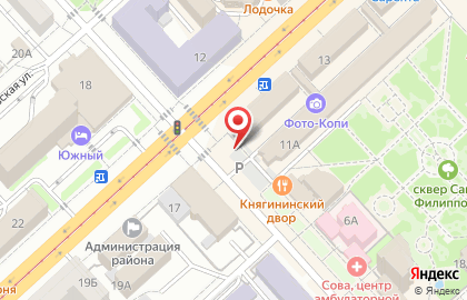 Киоск по продаже печатной продукции на Рабоче-Крестьянской улице на карте